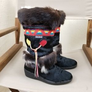 Fur Technica Boots Womens Size 6.5